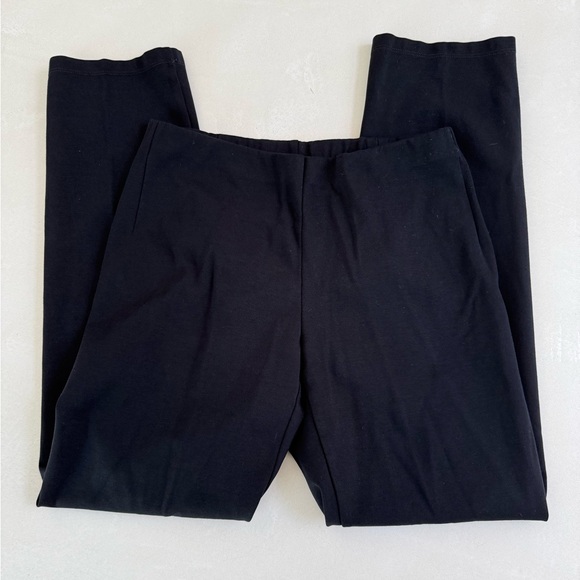 Eileen Fisher System Black Mid Rise Leggings XS - Picture 1 of 4